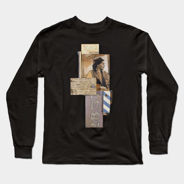 Rosa Parks "I Felt I Couldn't Take It Anymore" Long Sleeve T-Shirt by todd_stahl_art